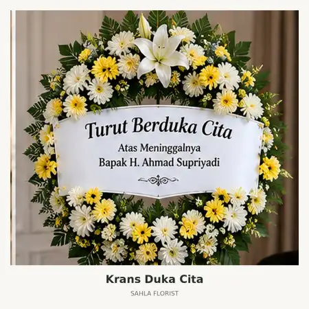 Krans Bunga Duka Tikala